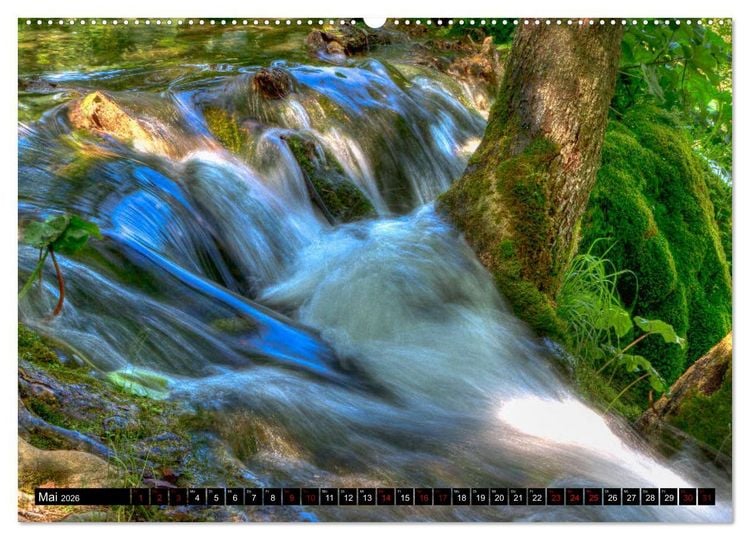 Produktbild: Faszination wildes Wasser (Wandkalender 2026 DIN A2 quer), CALVENDO Monatskalender
