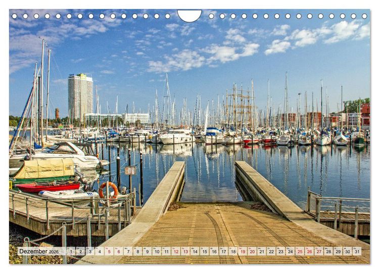 Produktbild: Halbinsel Priwall bei Travem&uuml;nde &ndash; Impressionen von der Ostseek&uuml;ste (Wandkalender 2026 DIN A4 quer), CALVENDO Monatskalender