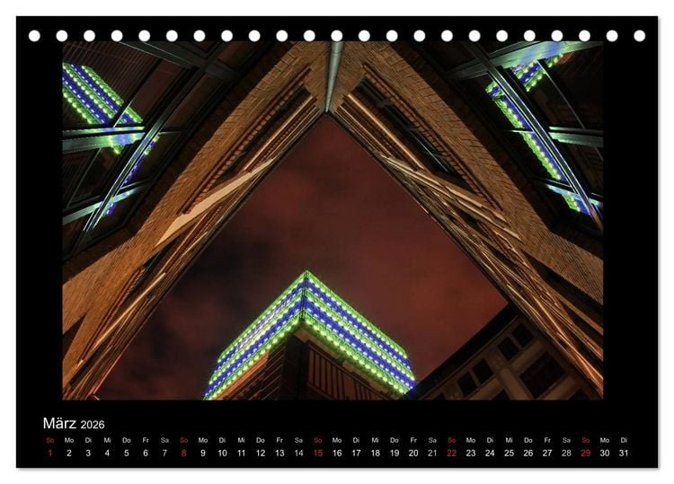 Produktbild: Berlin bei Nacht 2026 (Tischkalender 2026 DIN A5 quer), CALVENDO Monatskalender