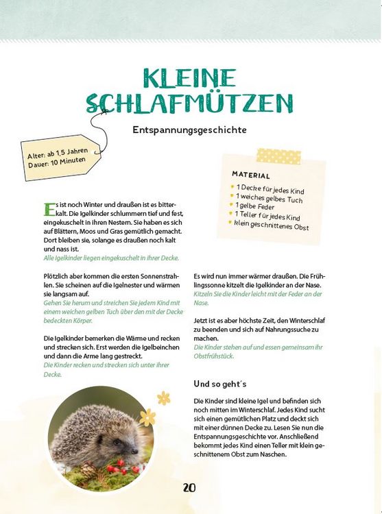 Produktbild: Die sch&ouml;nsten Morgenkreisideen f&uuml;r Krippenkinder