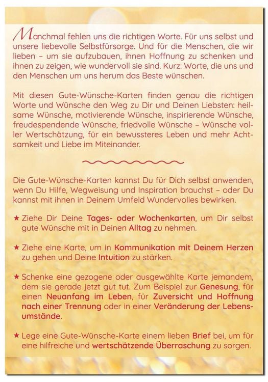 Produktbild: Das w&uuml;nsche ich Dir | 62 Achtsamkeitskarten | Lebensweisheiten, Coaching & Empowerment | sch&ouml;ne Geschenkidee