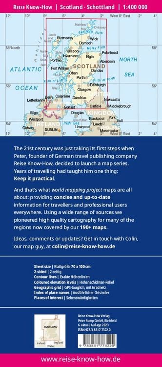 Produktbild: Reise Know-How | Landkarte Schottland / Scotland (1:400.000)