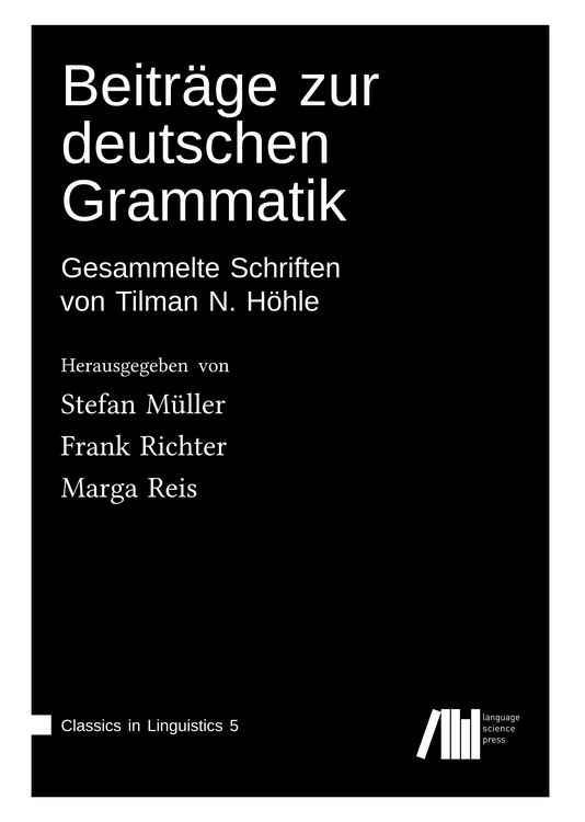 Produktbild: Beitr&auml;ge zur deutschen Grammatik