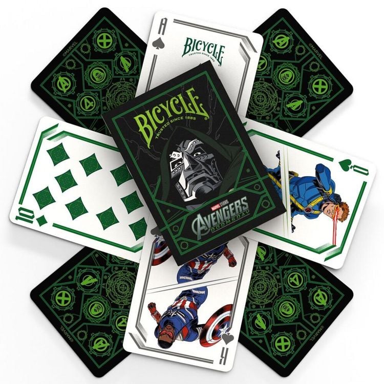 Produktbild: Bicycle&reg; Marvel Avengers Doomsday (Designer Spielkarten, Poker, Skat...)