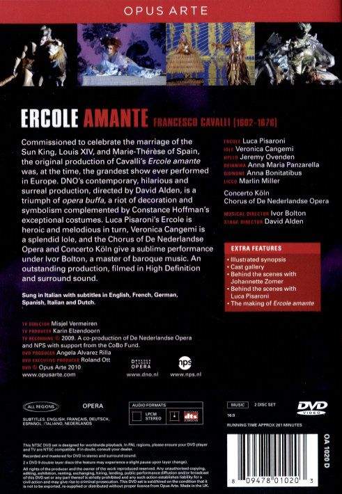 Produktbild: Francesco Cavalli - Ercole Amante [2 DVDs]