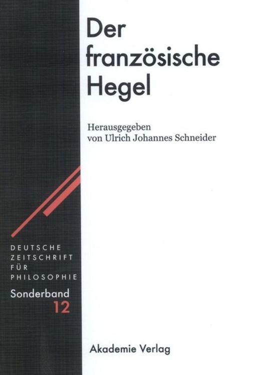 Produktbild: Der franz&ouml;sische Hegel