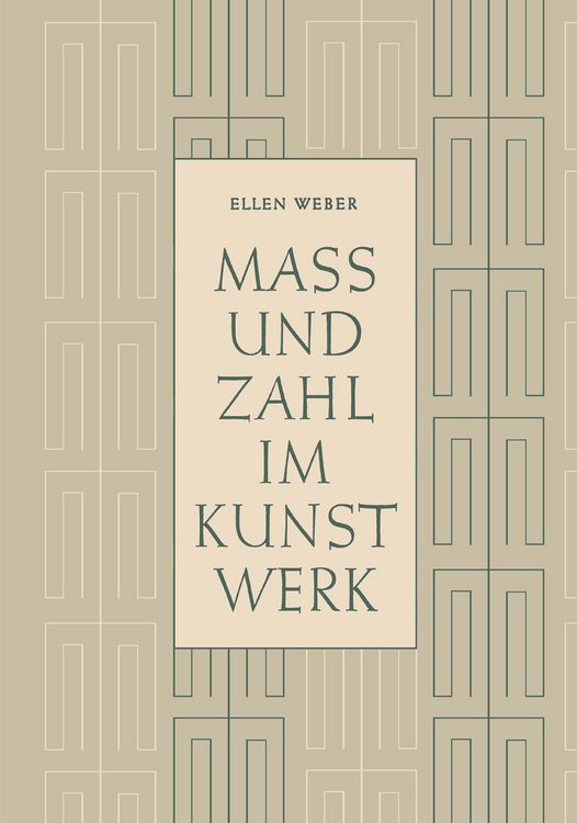 Produktbild: Mass und Zahl im Kunstwerk