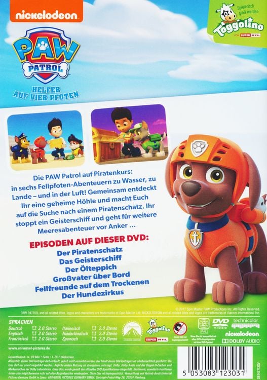 Produktbild: Paw Patrol - Der Piratenschatz
