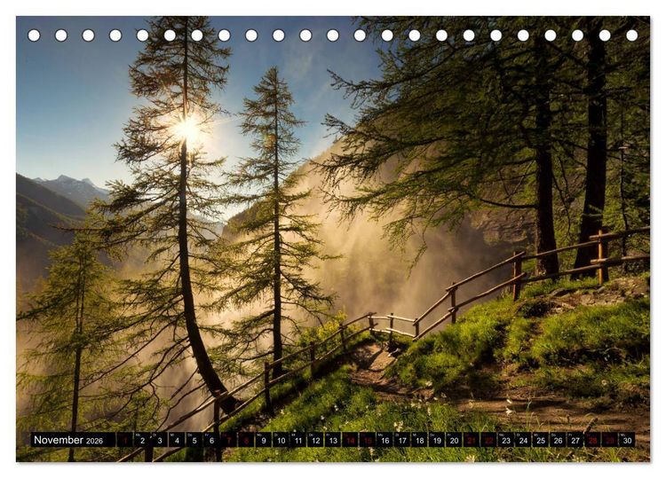 Produktbild: Nationalpark Gran Paradiso (Tischkalender 2026 DIN A5 quer), CALVENDO Monatskalender