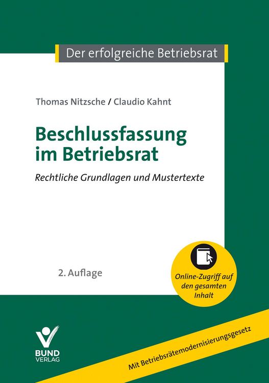 Produktbild: Beschlussfassung im Betriebsrat