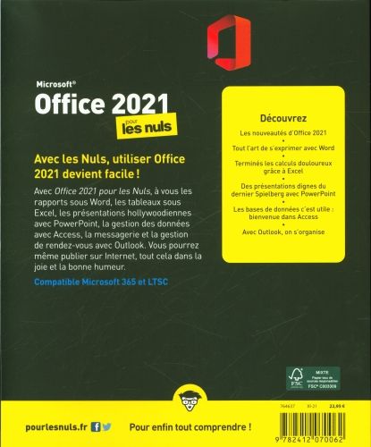 Produktbild: Office 2021 pour les nuls