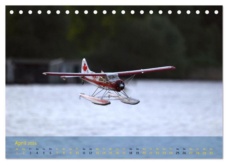 Produktbild: Abenteuer Wasserflug (Tischkalender 2026 DIN A5 quer), CALVENDO Monatskalender
