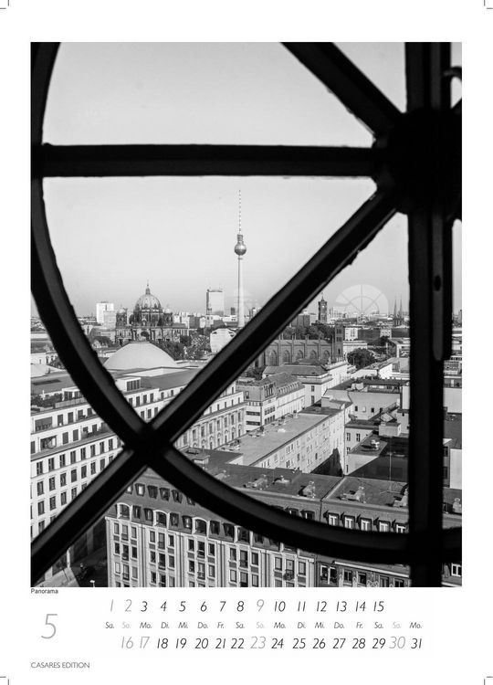Produktbild: Berlin schwarz-weiss Kalender 2027 &ndash; Wandkalender | Fotokalender Deutschland 59x42cm Grosses Format - Eleganter Schwarz-Wei&szlig;-Print mit beeindruckenden Berlin-Motiven