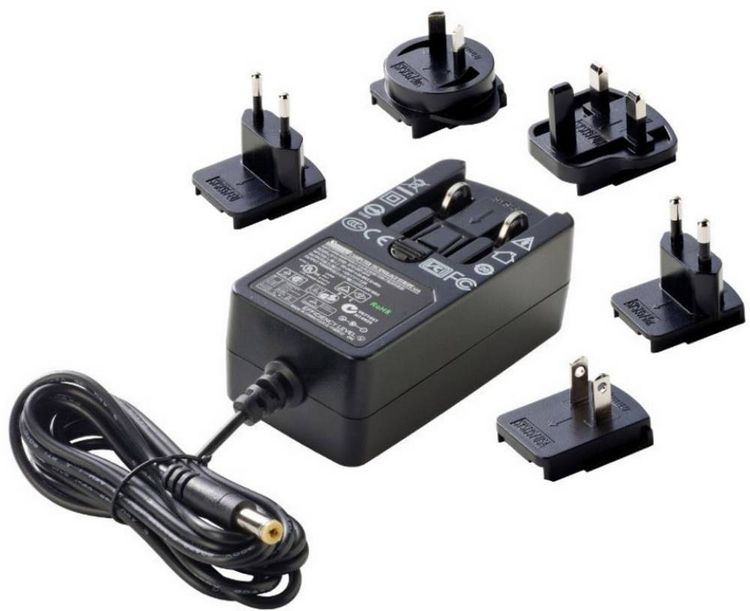 Produktbild: Dehner Elektronik SYS 1541-2424-W2E Steckernetzteil, Festspannung 24 V/DC 1000 mA 24 W mit UK-Adapter, mit USA-Adapter, mit Australien-Adapter
