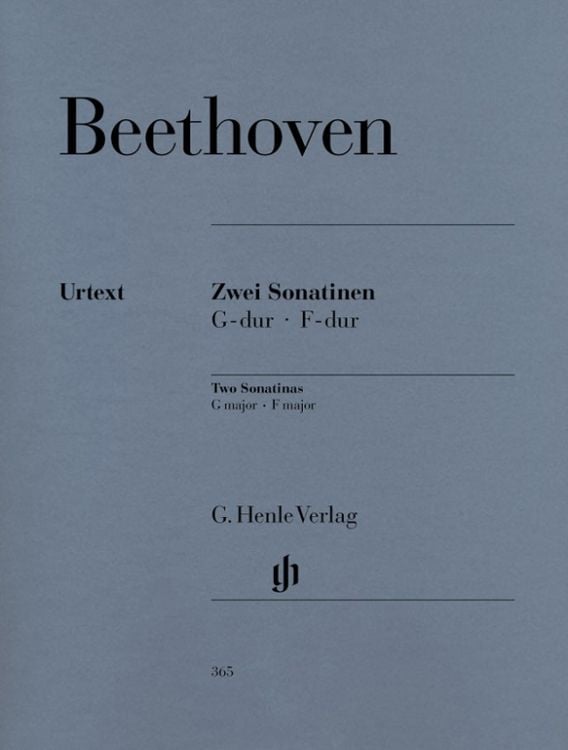 Bild vom Artikel Ludwig van Beethoven - 2 Klaviersonatinen G-dur und F-dur, Anhang 5 vom Autor Ludwig van Beethoven