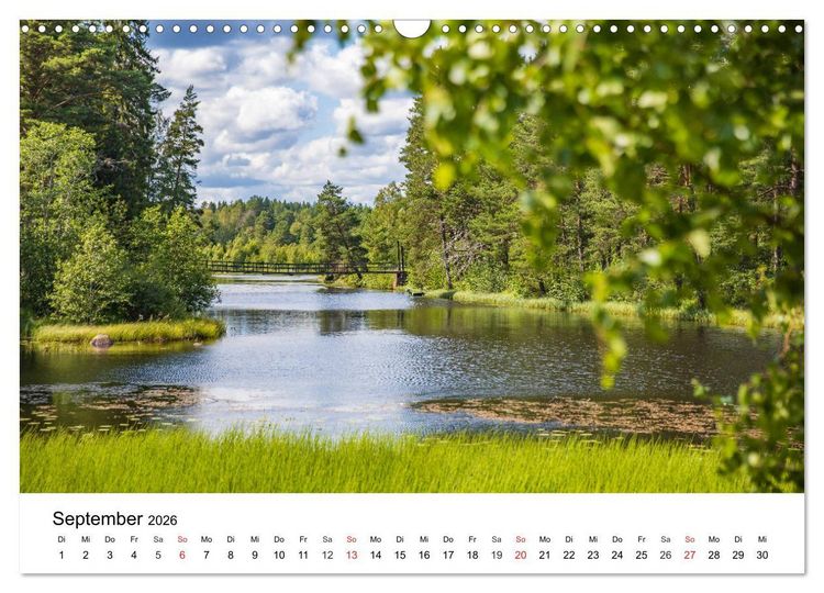 Produktbild: Schwedischer Sommer in V&auml;rmland (Wandkalender 2026 DIN A3 quer), CALVENDO Monatskalender