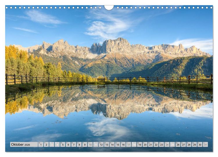 Produktbild: Wundersch&ouml;ne Dolomiten (Wandkalender 2026 DIN A3 quer), CALVENDO Monatskalender