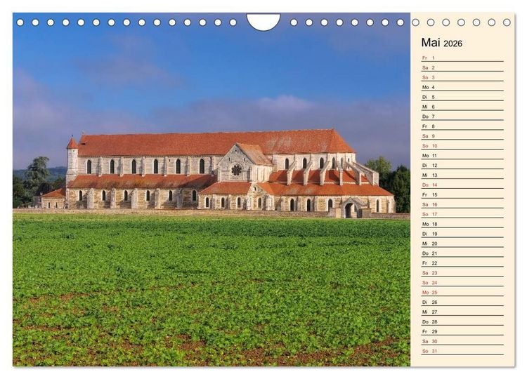 Produktbild: Burgund - Das gr&uuml;ne Herz Frankreichs (Wandkalender 2026 DIN A4 quer), CALVENDO Monatskalender
