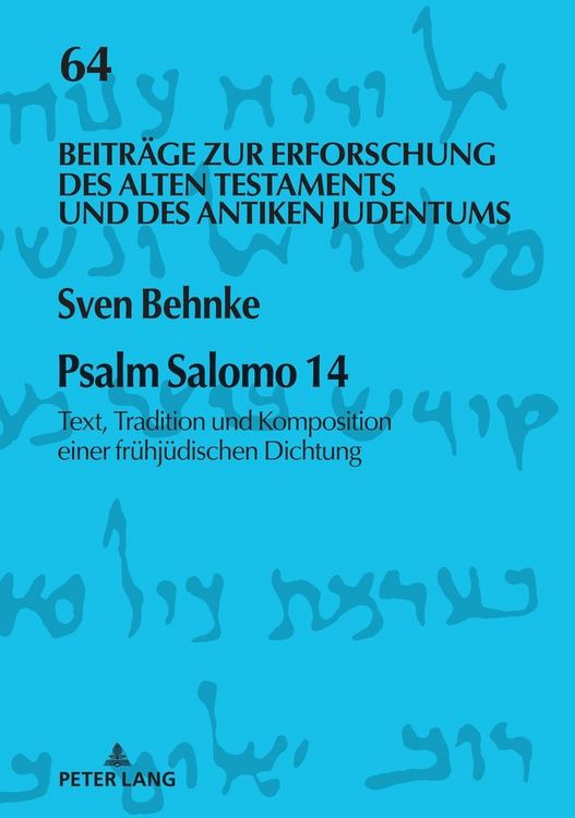 Produktbild: Psalm Salomo 14