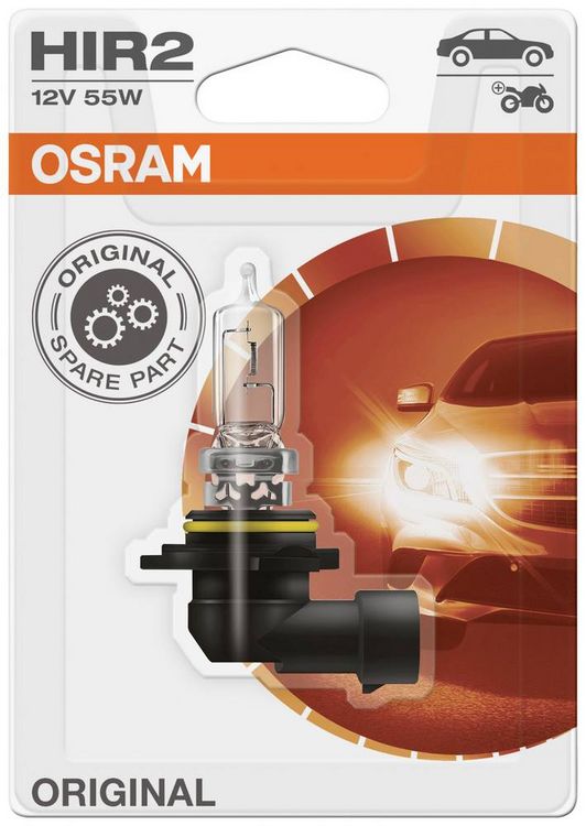 Produktbild: Osram Automotive 4062172395342 Halogen Leuchtmittel Original Line HIR2 55W 12V