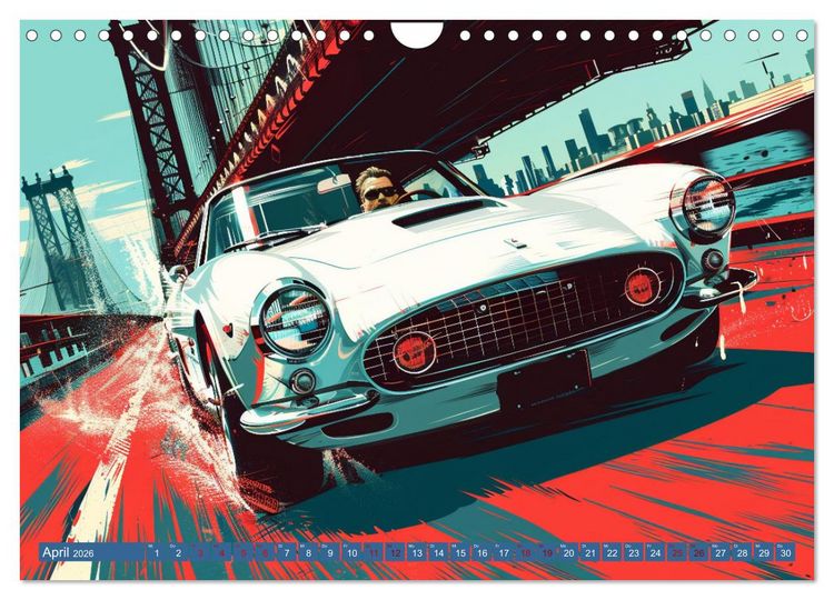 Produktbild: Speed Symphony (Wandkalender 2026 DIN A4 quer), CALVENDO Monatskalender