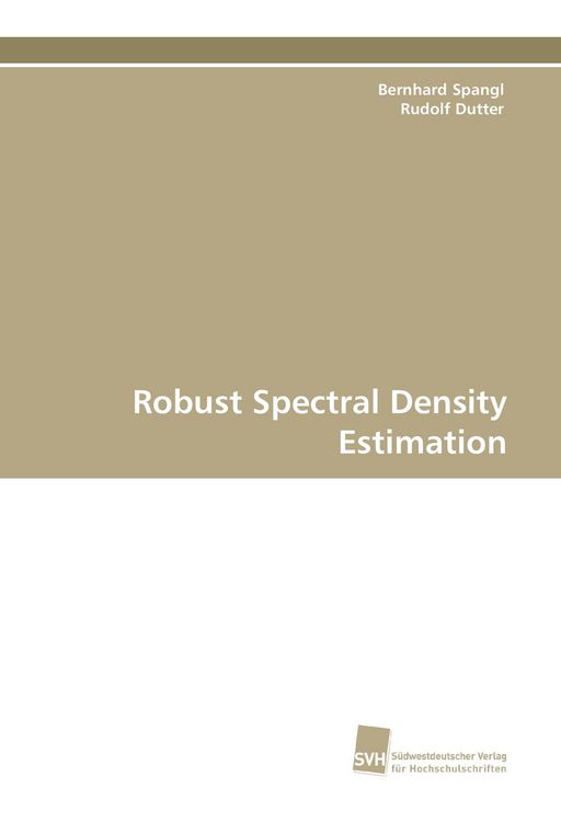 Produktbild: Robust Spectral Density Estimation