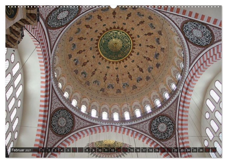 Produktbild: Moscheen in Istanbul. Rund um die Hagia Sophia (Wandkalender 2027 DIN A2 quer), CALVENDO Monatskalender