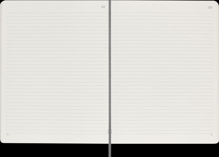 Produktbild: Moleskine Smart Notebook, Extra Large, Ruled, Black, Soft Cover (7.5 x 10)