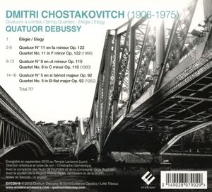 Produktbild: String Quartets No.5,8 & 15