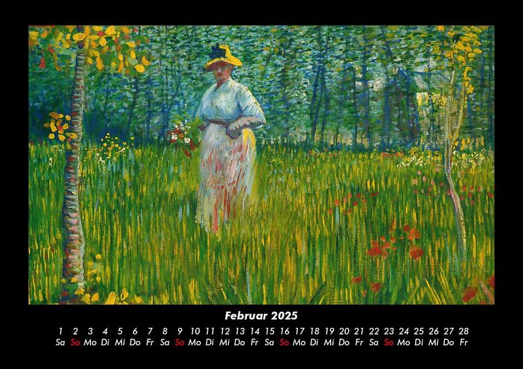 Produktbild: Kunstkalender 2025 Fotokalender DIN A3