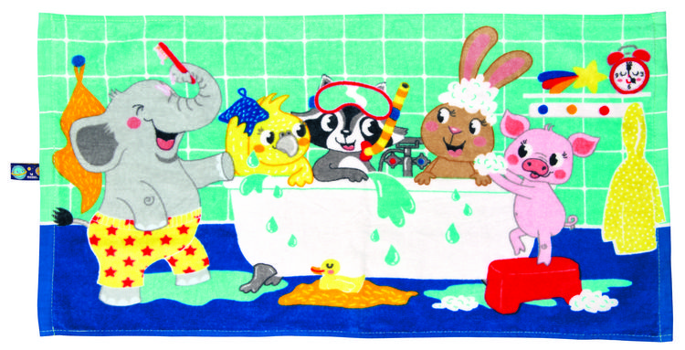Produktbild: Kleine Kuschelhelden Zauberhandtuch
