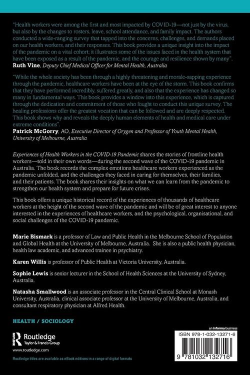 Produktbild: Experiences of Health Workers in the COVID-19 Pandemic