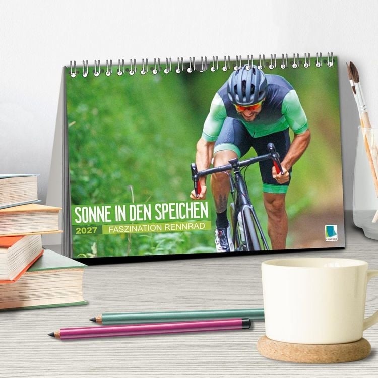 Produktbild: Sonne in den Speichen - Faszination Rennrad (Tischkalender 2027 DIN A5 quer), CALVENDO Monatskalender