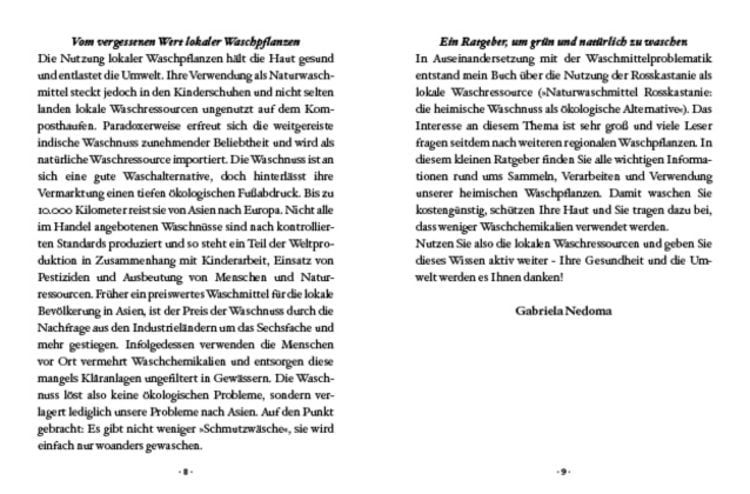 Produktbild: Das große kleine Buch: Naturwaschmittel aus Wald und Wiese