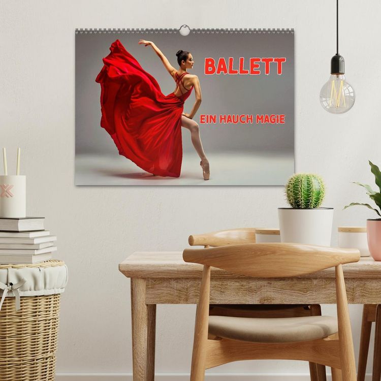 Produktbild: BALLETT - ein Hauch Magie (Wandkalender 2026 DIN A3 quer), CALVENDO Monatskalender