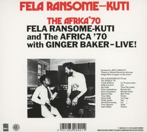 Produktbild: Fela With Ginger Baker Live!