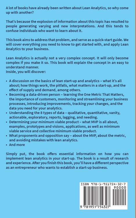 Produktbild: Lean Analytics