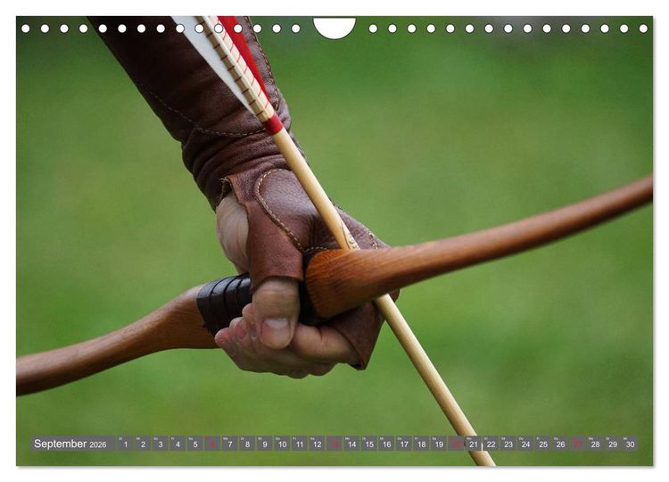 Produktbild: Bogenschie&szlig;en. Sport - Spa&szlig; - Spannung (Wandkalender 2026 DIN A4 quer), CALVENDO Monatskalender