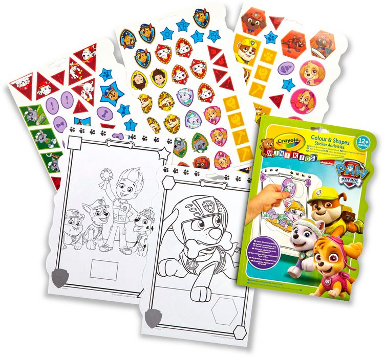 Produktbild: Crayola - Paw Patrol Coloring Book/Stickers
