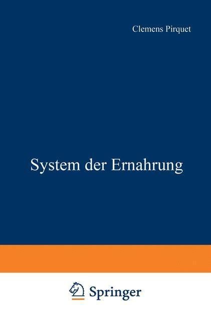 Produktbild: System der Ern&auml;hrung