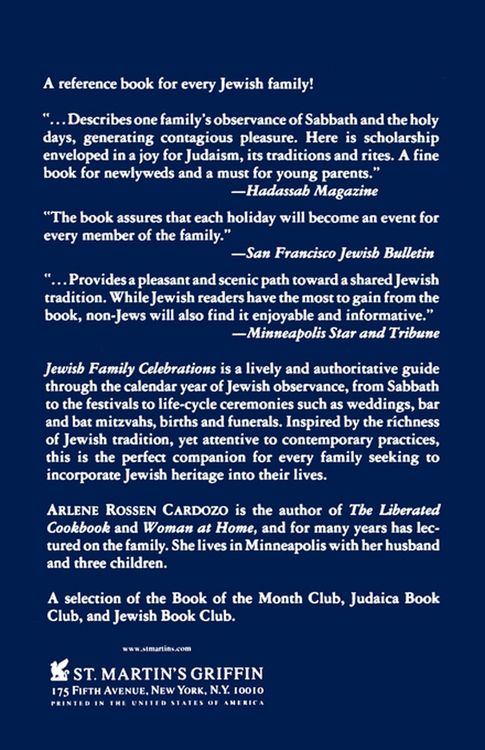 Produktbild: Jewish Family Celebrations