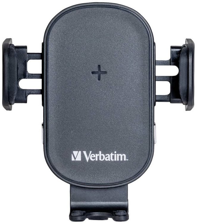 Produktbild: Verbatim Induktions-Ladeger&auml;t 15 W FWC-01 Qi Fast Wireless Car Charger 49552 Ausg&auml;nge Magnetanschluss Schwarz