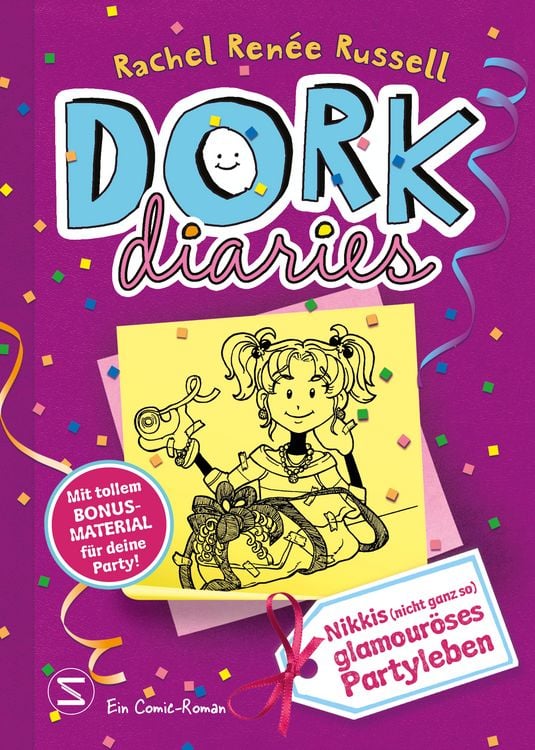 Produktbild: DORK Diaries, Band 02: Nikkis (nicht ganz so) glamour&ouml;ses Partyleben: Mit tollem Bonusmaterial f&uuml;r deine Party