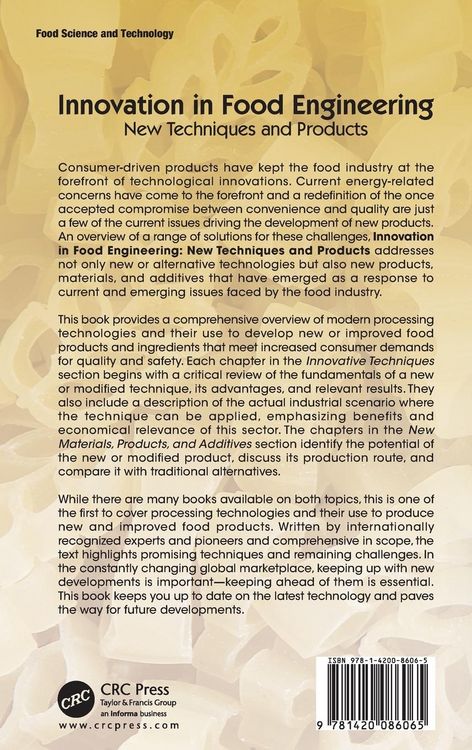 Produktbild: Innovation in Food Engineering