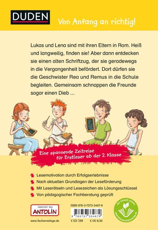 Produktbild: Duden Leseprofi &ndash; Ein Schultag im alten Rom, 2. Klasse