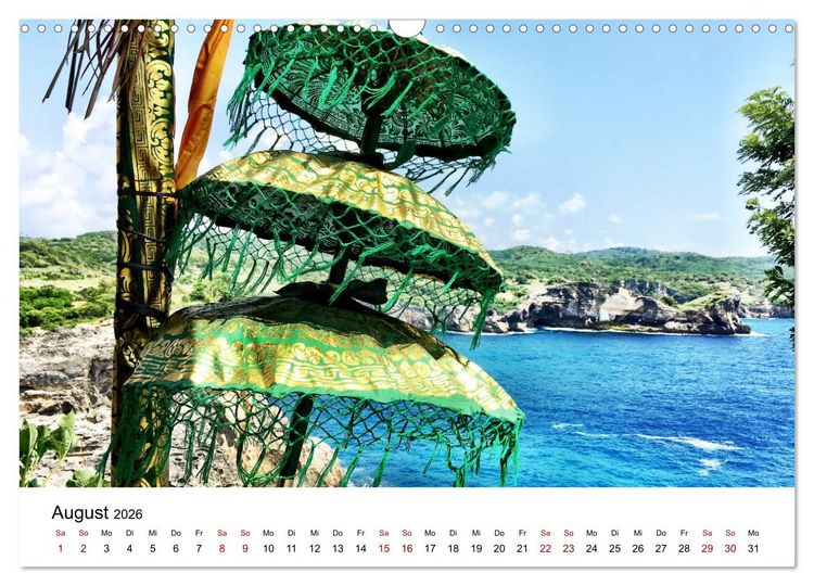 Produktbild: Wunderwelt Asien (Wandkalender 2026 DIN A3 quer), CALVENDO Monatskalender