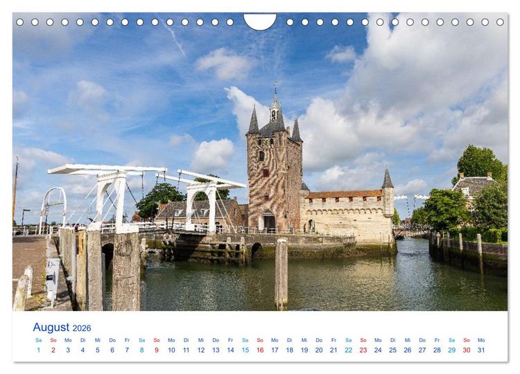 Produktbild: Sommer in Seeland (Wandkalender 2026 DIN A4 quer), CALVENDO Monatskalender