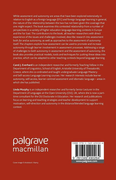 Produktbild: Assessment and Autonomy in Language Learning