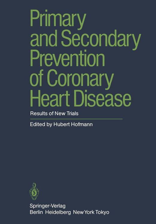 Produktbild: Primary and Secondary Prevention of Coronary Heart Disease
