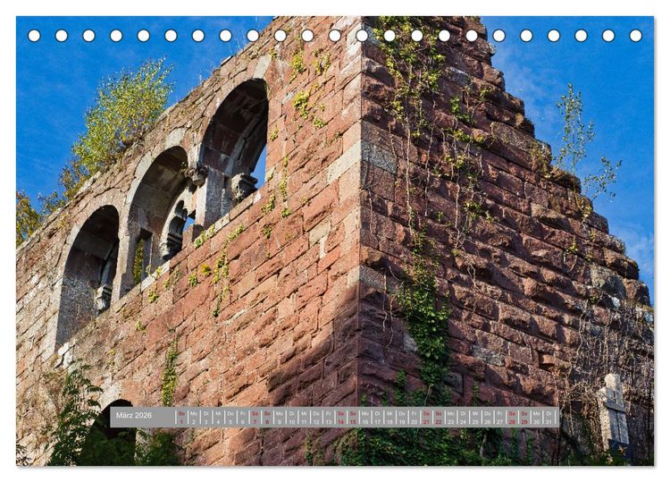 Produktbild: Burg Wildenberg (Tischkalender 2026 DIN A5 quer), CALVENDO Monatskalender